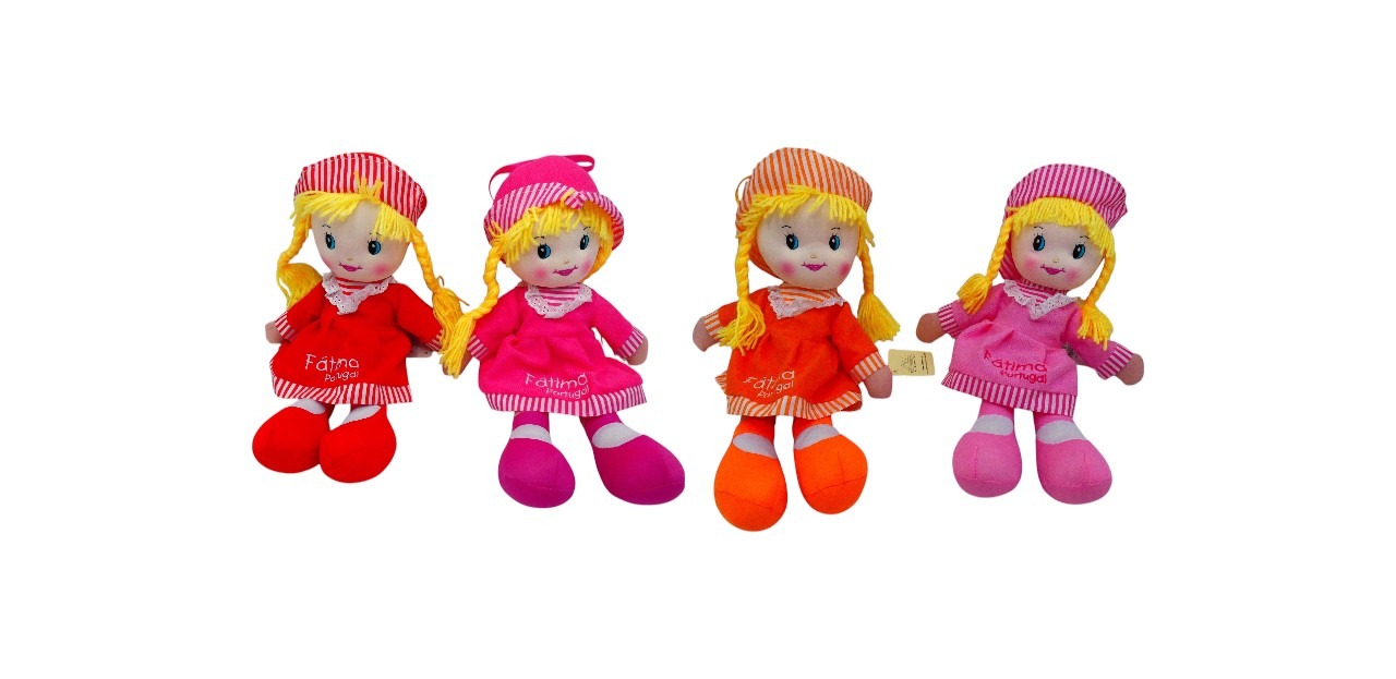 Boneca Trapo Bordada 018504B.