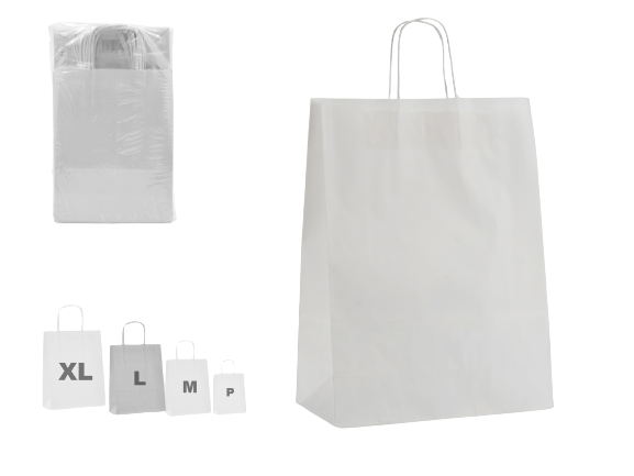 Saco Papel Branco 03657. *