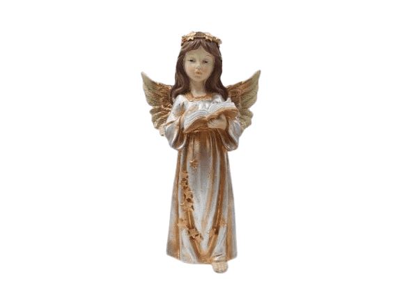 Anjo C/Livro e C/Luz 04661.