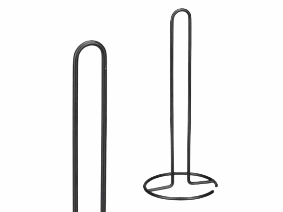 Suporte P/Rolo Cozinha Aço Preto 08685.