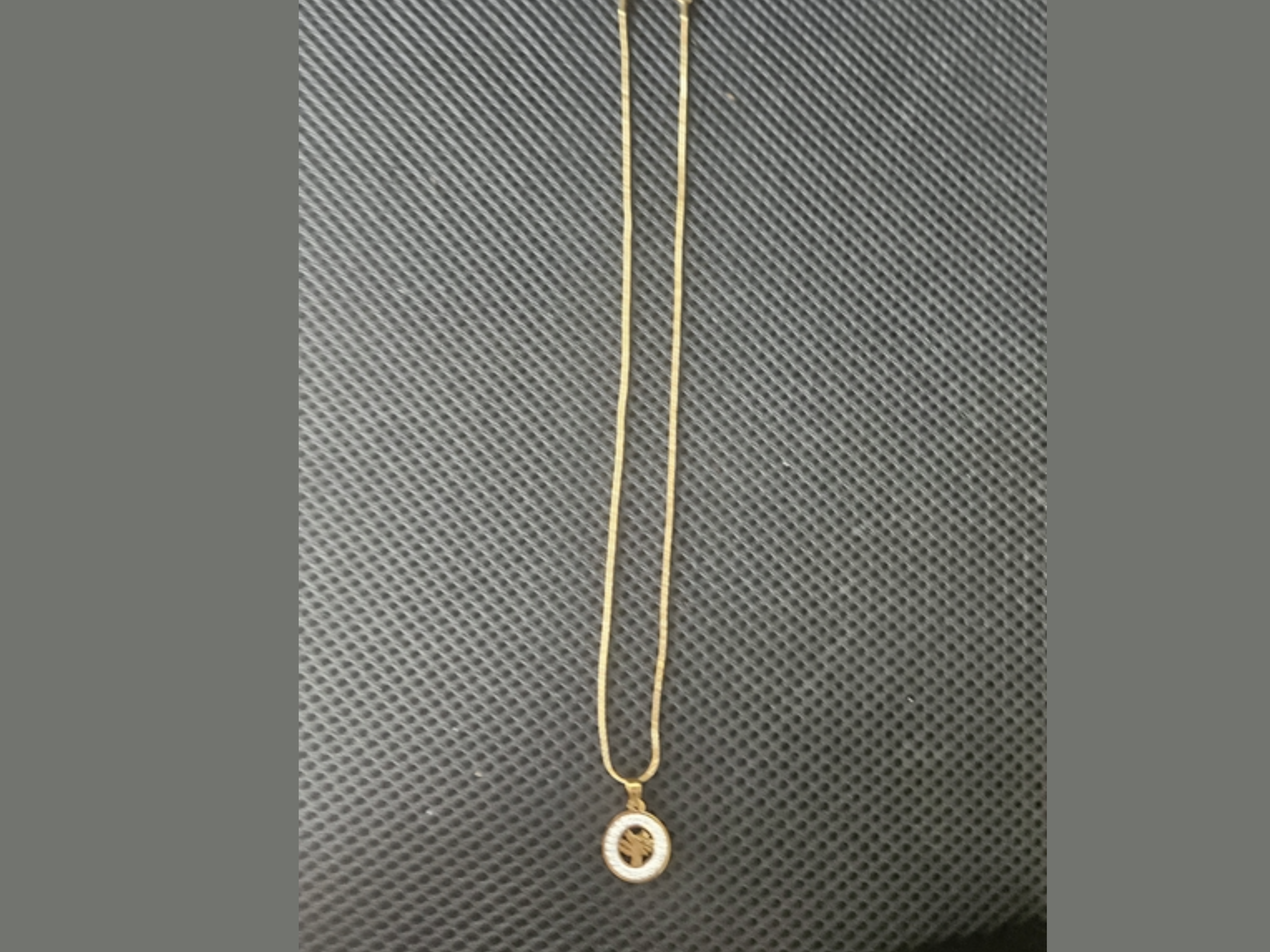 Colar Aço - Ouro 111052.*