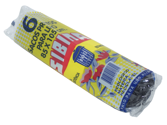 Rolo C/6 Sacos Lixo 100L 01801. *