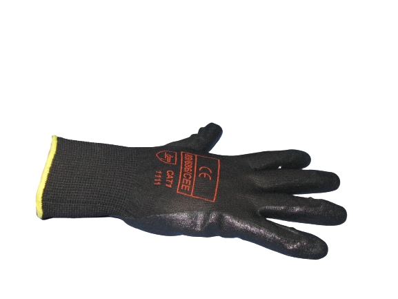Luvas Mousse Preta 13217/