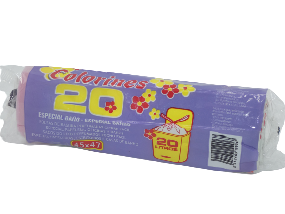 Rolo C/20 Sacos Lixo 20L Perfumado 99067!