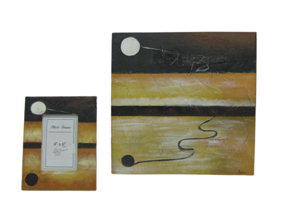 Conjunto Quadro e Moldura 7041-