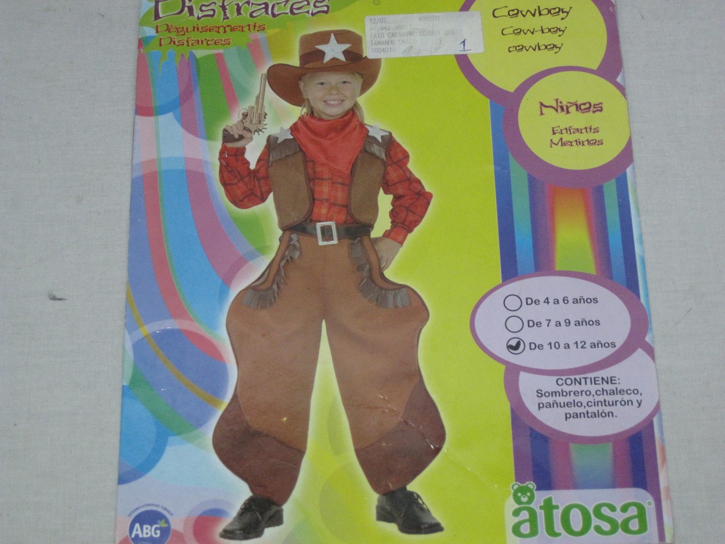 Fato Carnaval Cowboy 36817*