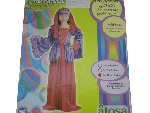 Fato Carnaval Princesa 69343*