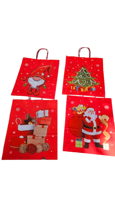 Saco Papel Kraft Natal 800021. *