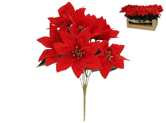 Ramo Poinsetia Vermelha 42819. *