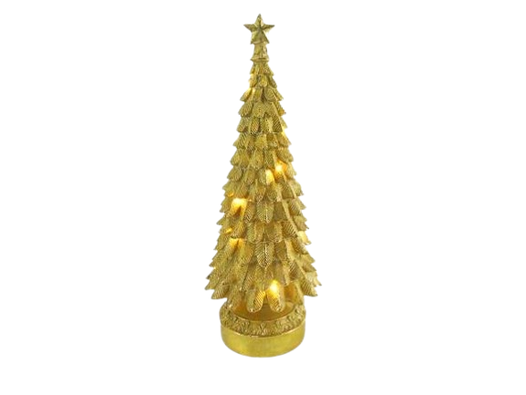 Árvore Natal Dourada C/Luz 75322. *