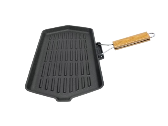 Grelhador Rectangular Ferro Fundido 89409. *