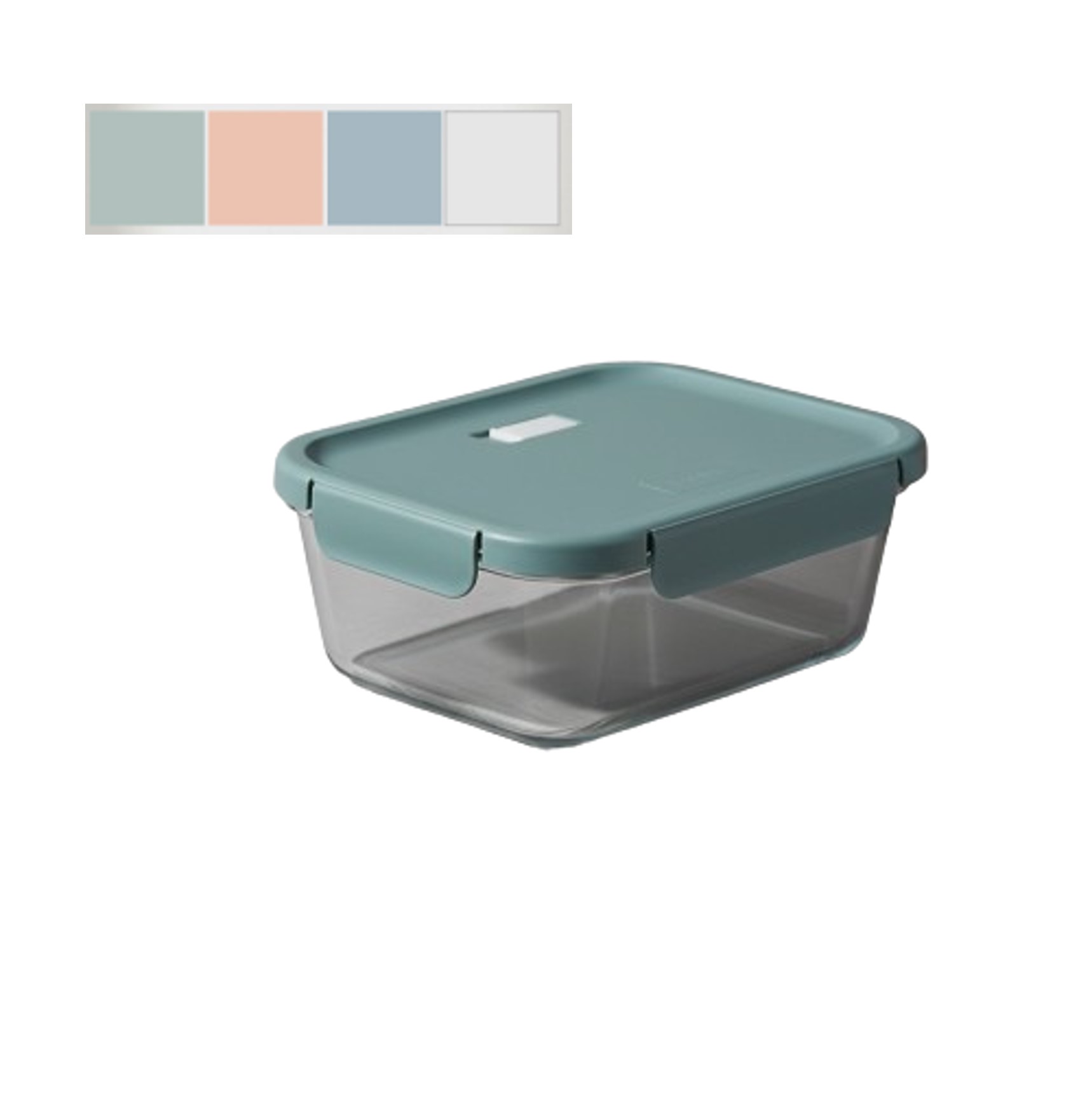 Caixa Hermética Glass New Colors 3599. *