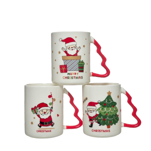 Caneca Natal Porcelana 45753. * (Out.)