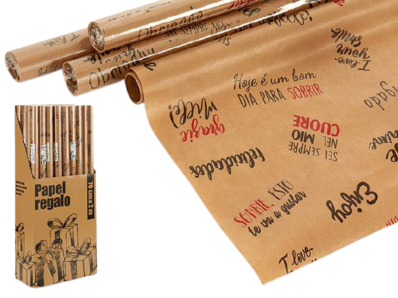 Rolo Papel Embrulho Frases14959-