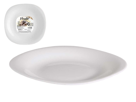 Prato Sobremesa Branco 24926.