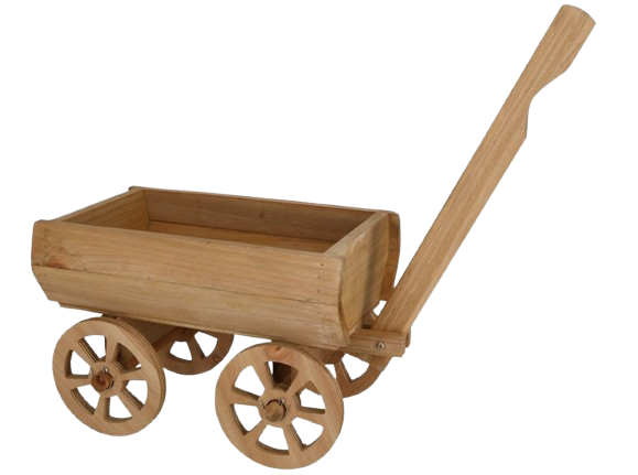 Carrinho Madeira Decorativa 28116.