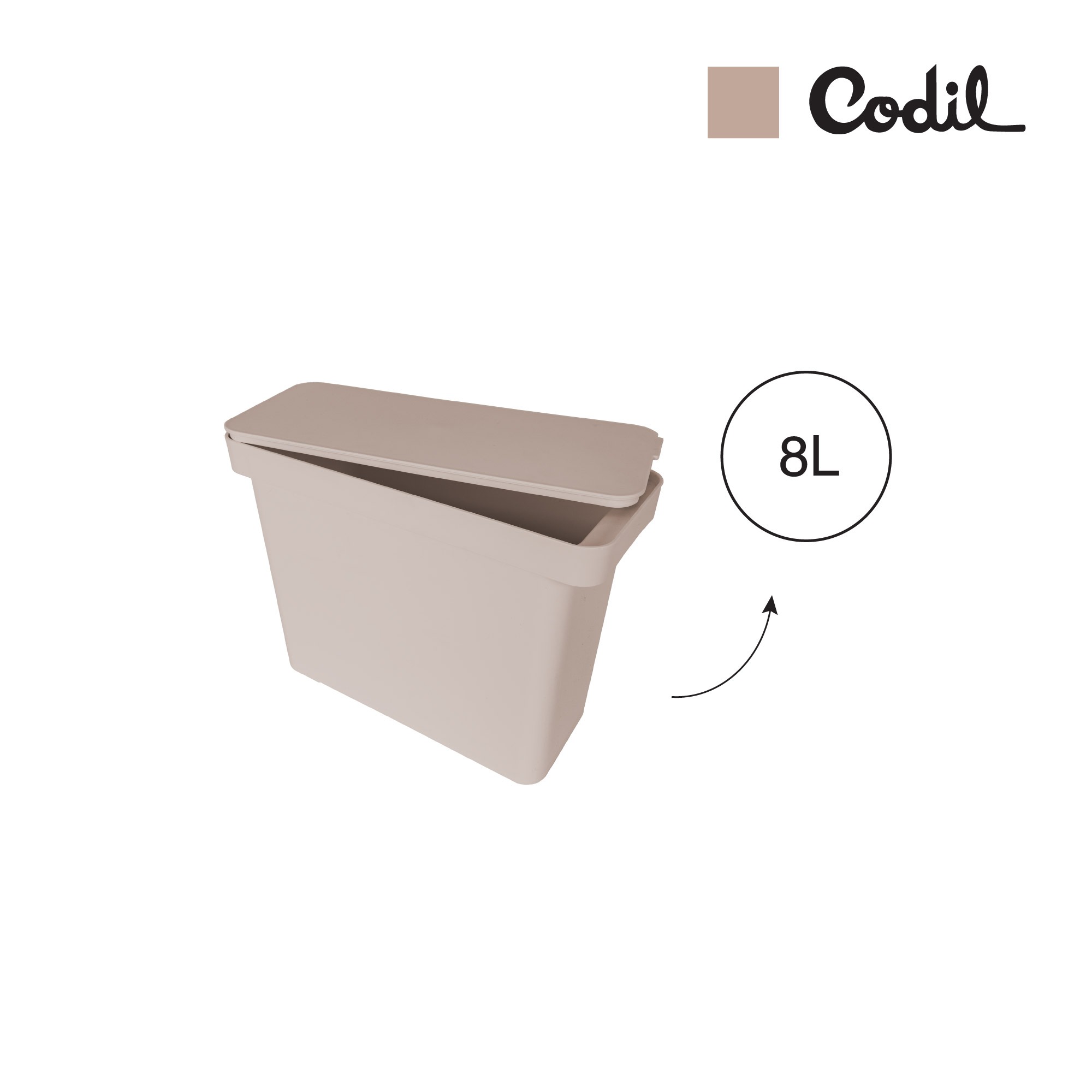 Caixa Deco Slim c/Tampa 3063.