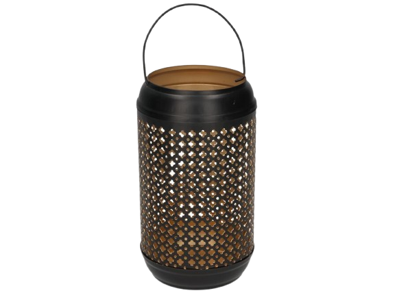Porta Vela Metal Preta 32670.