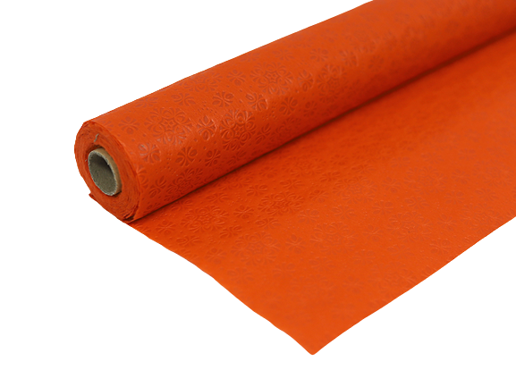Rolo Papel Flor Laranja 38440.