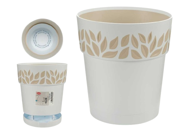 Vaso Plástico Cloe Branco 40505!