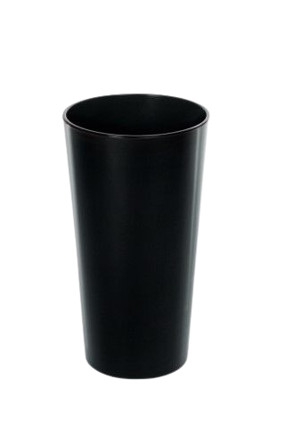 Vaso Plástico "Lilia" Preto 45464/