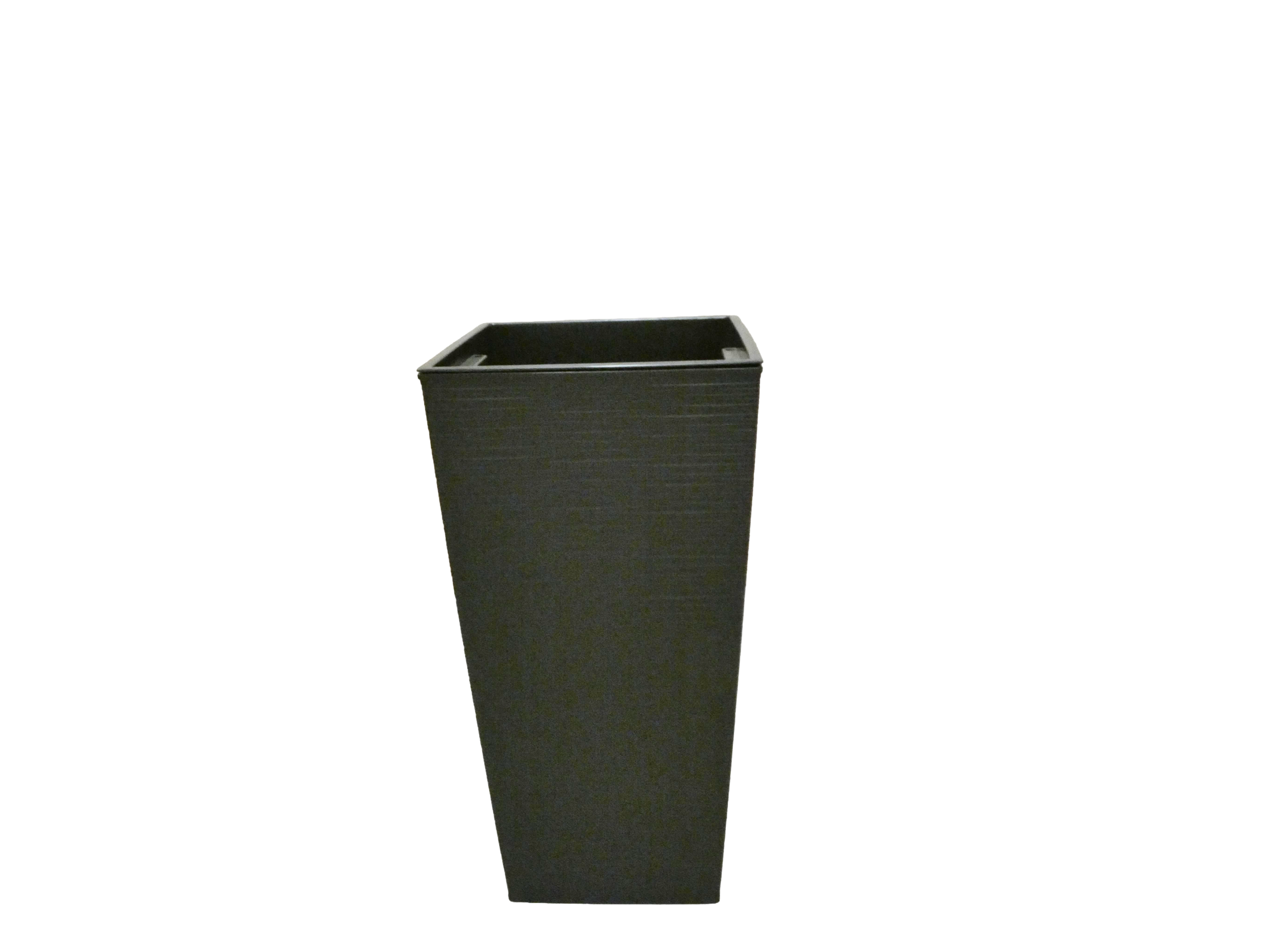 Vaso Plástico "Dluto" Quadrado 45907. *