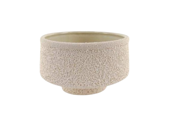 Taça Cerâmica Creme Areado 48227. *