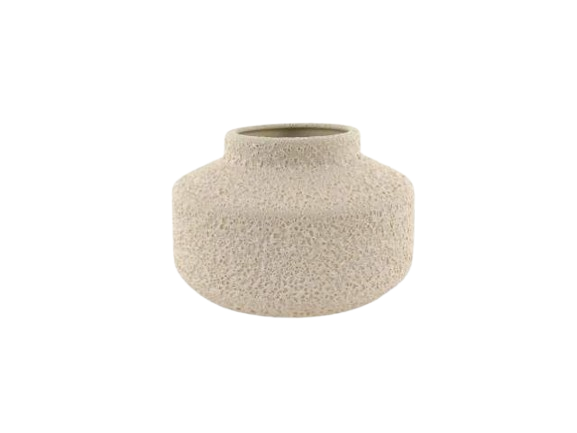 Jarra Cerâmica Creme Areado 48234. *
