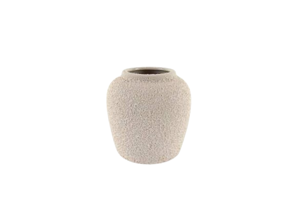 Jarra Cerâmica Creme Areado 48258. *
