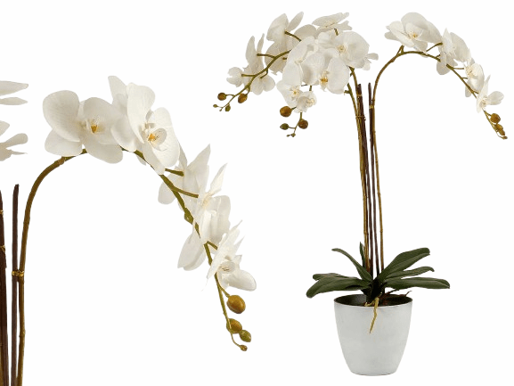 Vaso C/Orquídea Branca 52723.*