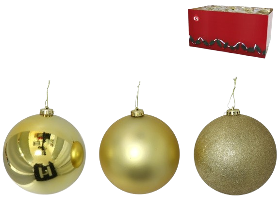 Bola Natal Dourada 55117.