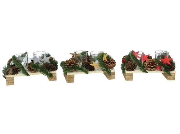 Castiçal Natal C/Pinhas 58144.