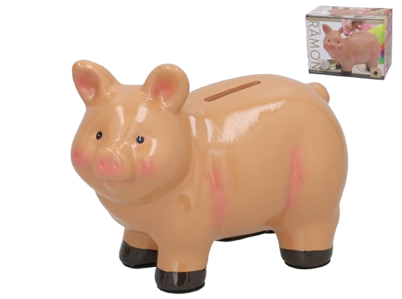 Mealheiro Cerâmica Porco 64258. *