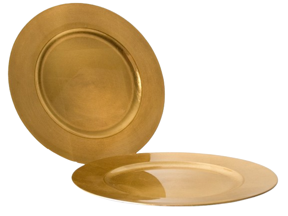 Prato Marcador Dourado 67222.