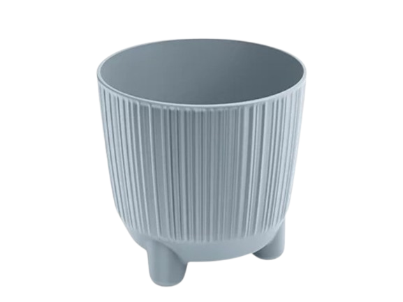 Vaso Plástico Ryfo Cinza 70900.