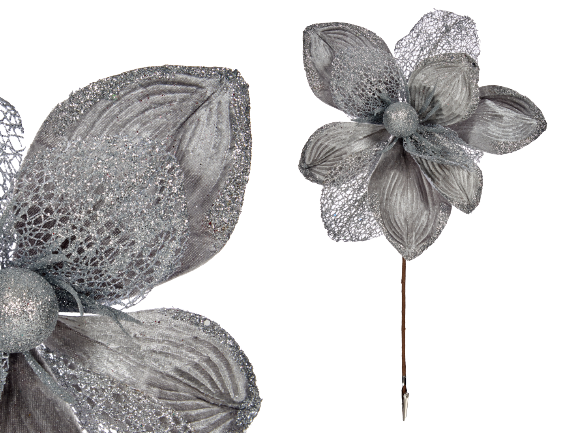 Haste Flor C/Mola Prateada 83904/