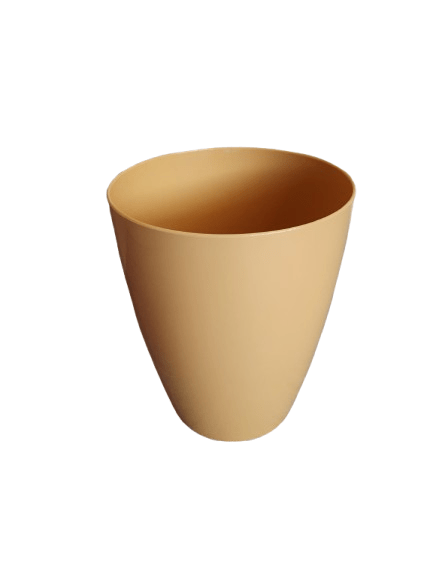 Vaso Plástico Eden (P/Orquideas) Amarelo 85458.