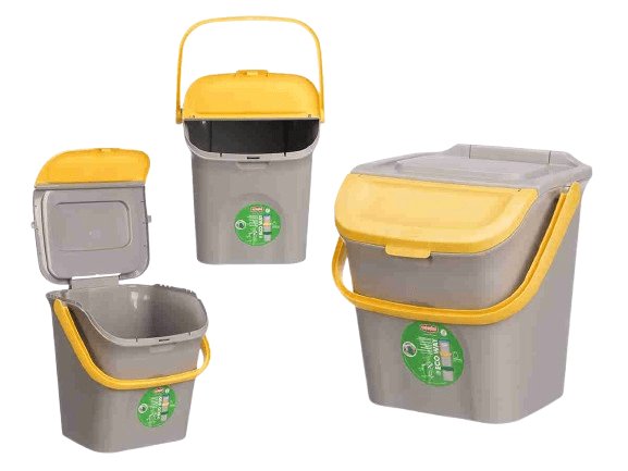 Caixote Empilhavel P/Reciclagem Amarelo 90004.